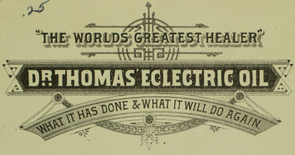 Dr. Thomas' Eclectric Oil