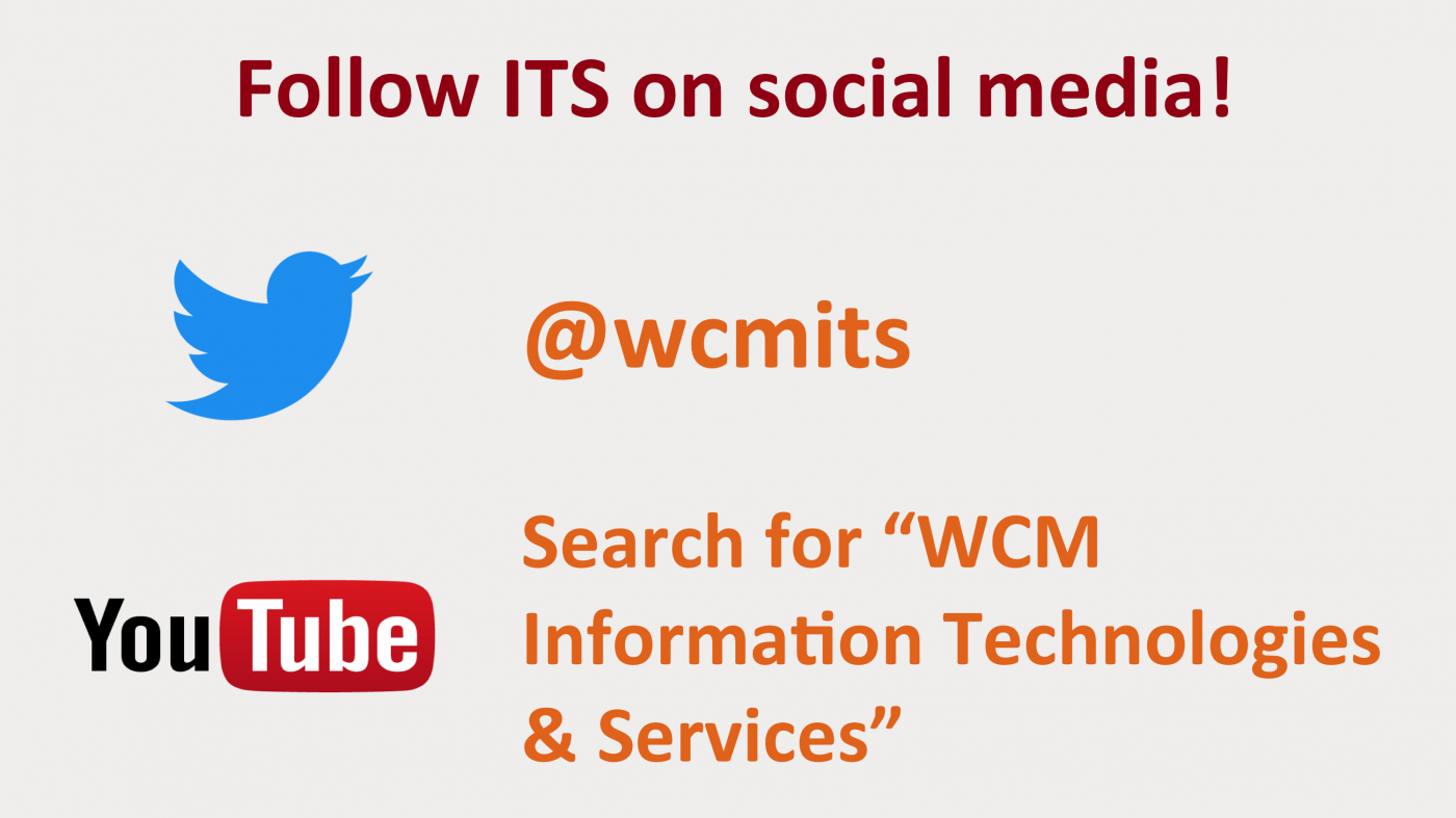ITS social media